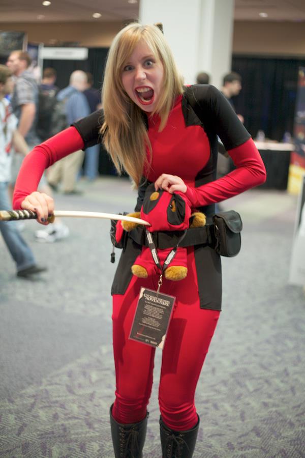 Awesone Lady Deadpool Superhero Costume
